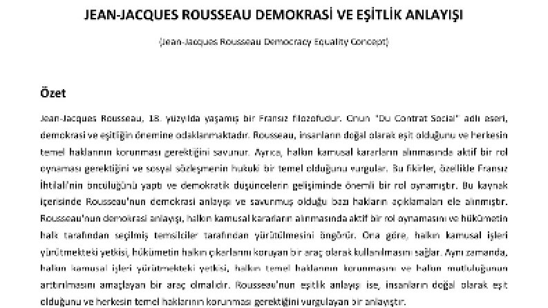 Çevirisini Yaptığım Tez Çalışması