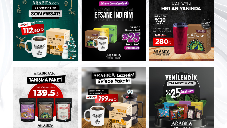 Arabica Instagram Tasarımları