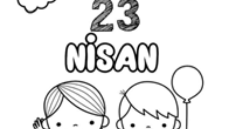 23 Nisan Boyama Kartları