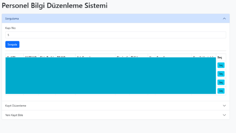 Google Sheet Veri Giriş Arayüz Çalışması