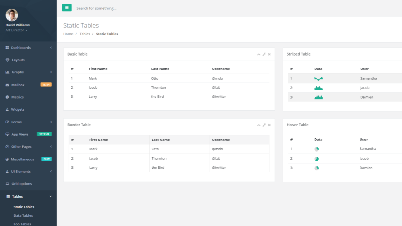 Admin Template