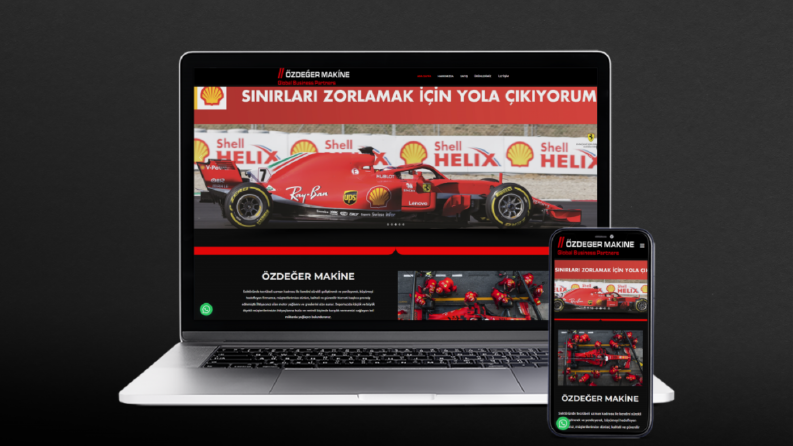 Özdeğer Makine Kurumsal Web Sitesi