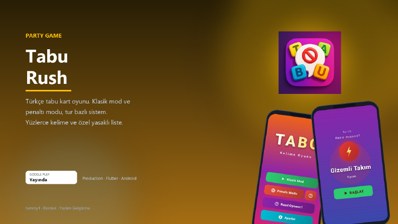 Play Store - Uygulama 3 - Tabu Rush