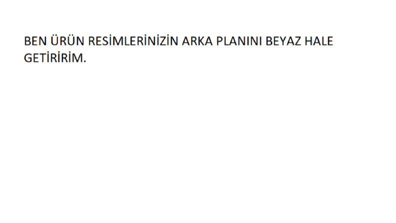 İş örneğim