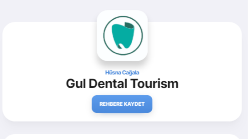 vCard - Gul Dental qr Kod