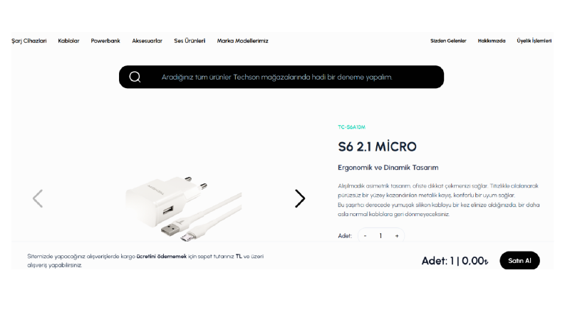 E-ticaret sitesi tasarımı