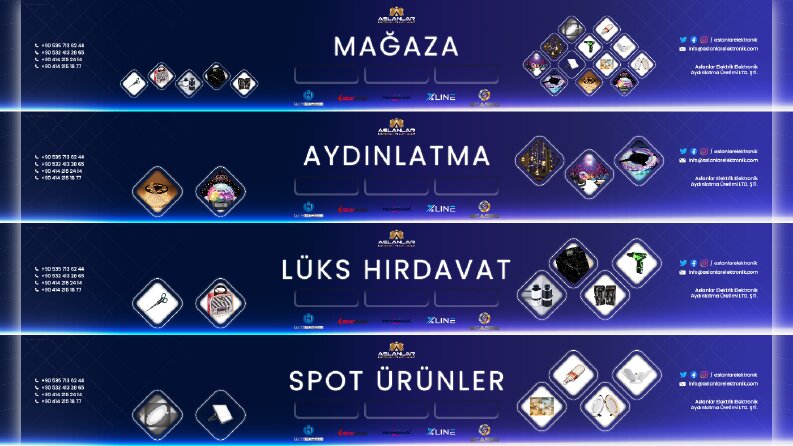 Reklam & Banner Tasarımlarım