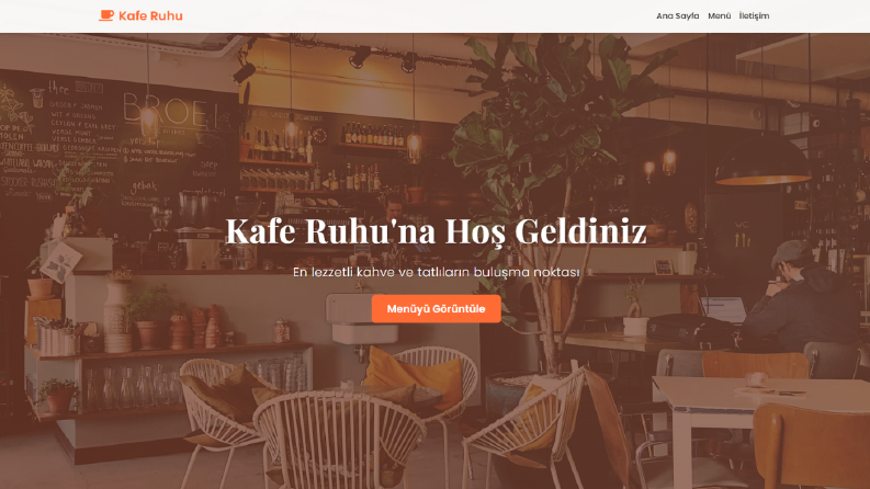 Modern Coffee Shop Website | Mobil Uyumlu & Hızlı