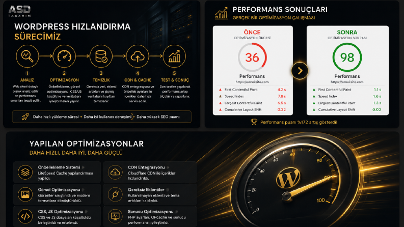 WordPress Hızlandırma ve Performans Optimizasyonu