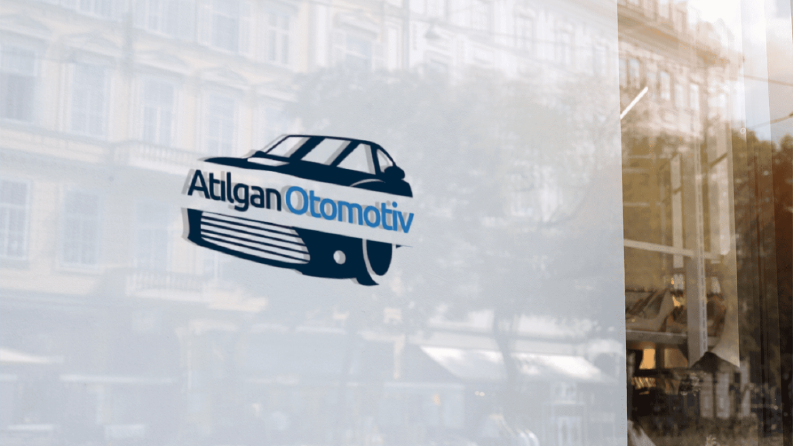 Atılgan Otomotiv Logo ve 3D Mockup 