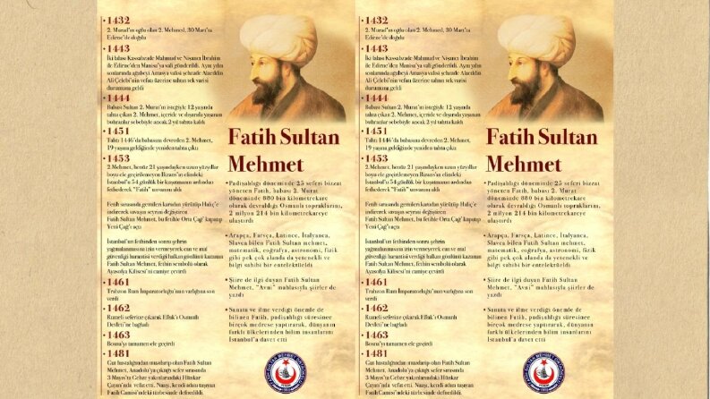 Fatih Sultan Mehmet Ortaokulu için Broşür-Afiş