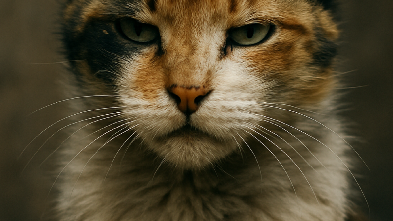  🐾 Serseri Bilge – Calico Kedi Portresi