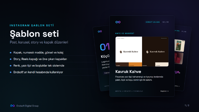Endsoft — Instagram Şablon Seti