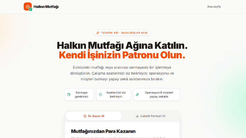 Halkın Mutfağı - Kurumsal Site ve Dijital Otomasyon