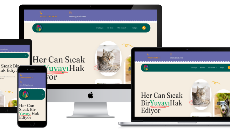Hayvan Hakları Odaklı WordPress Kurumsal Web Sitesi