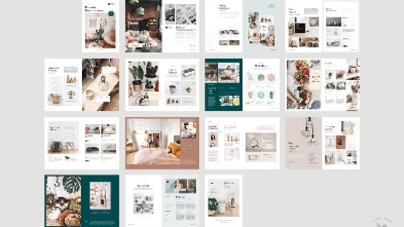 Framemaker ve Indesign programında güncel ve estetik katalog ve Kitaplar 