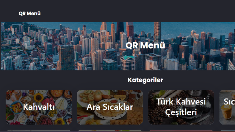 Bağdat Konakları Sosyal Tesisleri için QR Menü