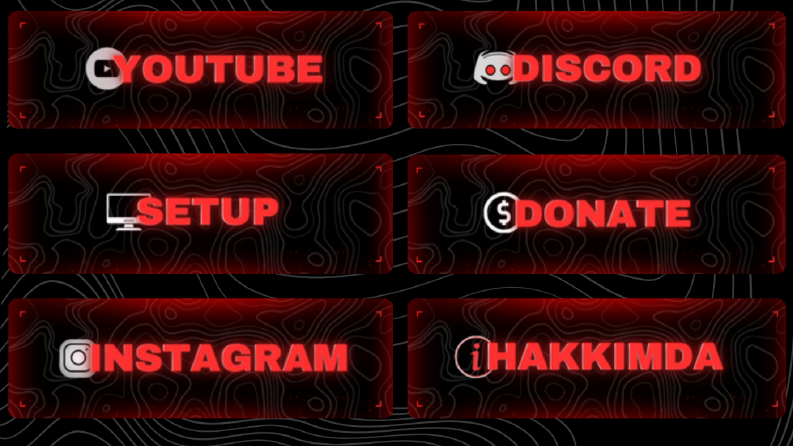 Örnek Twitch/Kick Yayıncı Panelleri