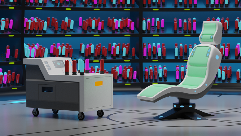 Rick and Morty Hafıza Odası 3D Tasarımı