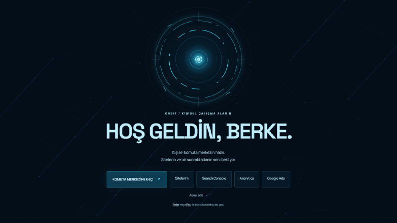ORBIT SEO — Web tabanlı SEO yönetim paneli