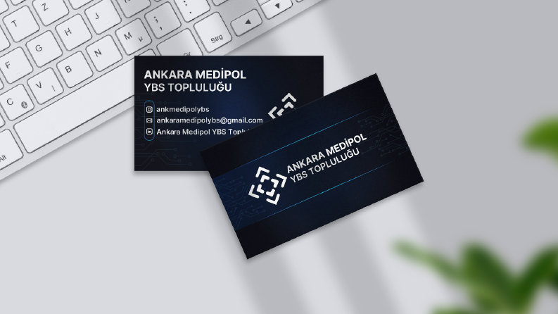 Ank. Medipol Unv. YBS Topluluğu Kartvizit Tasarımı