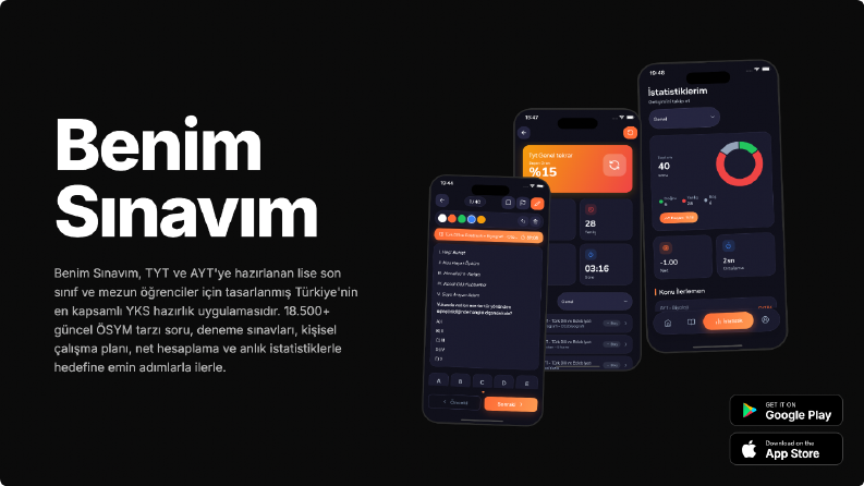 Benim Sınavım:TYT AYT Hazırlık