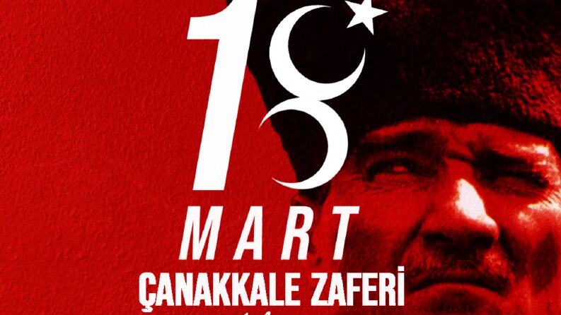 18 Mart Çanakkal Zaferi Temalı Post Tasarımı
