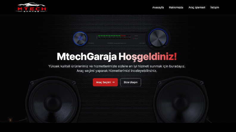 MtechGarage Projesi (mtechgarage.com)