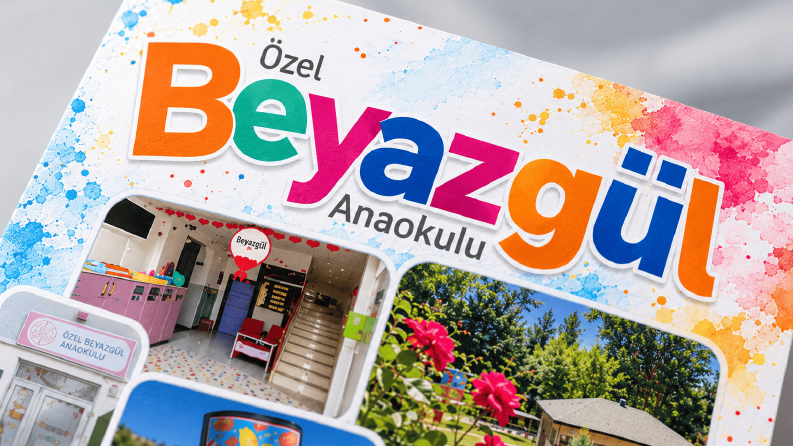 Özel Beyazgül Anaokulu | Broşür Tasarımı