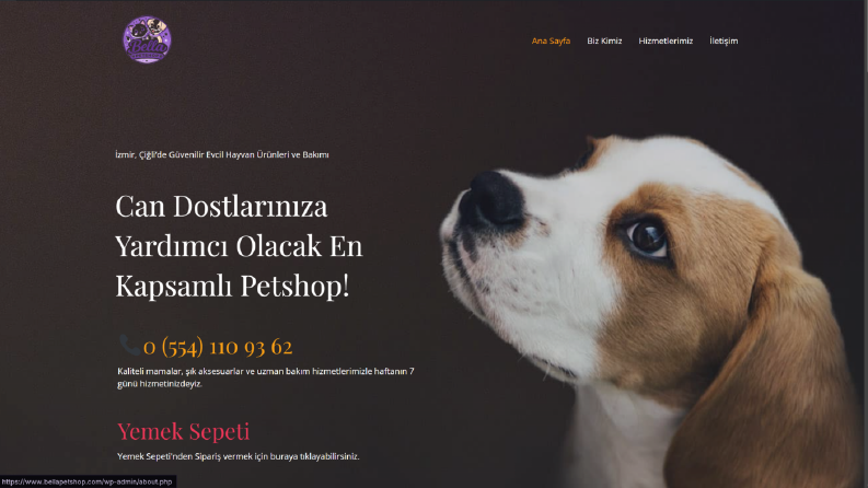 Bella Pet Shop - Modern E-Ticaret ve Katalog Sitesi