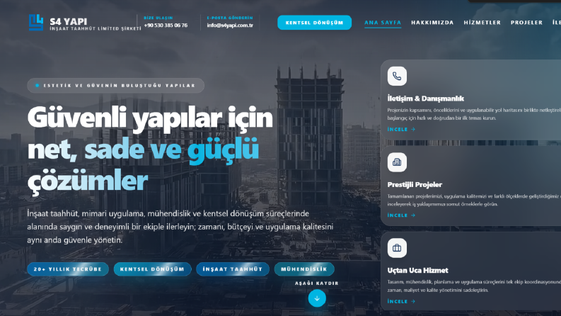 Profesyonel Web Tasarım ve Yönetilebilir Yazılım Çalışmaları
