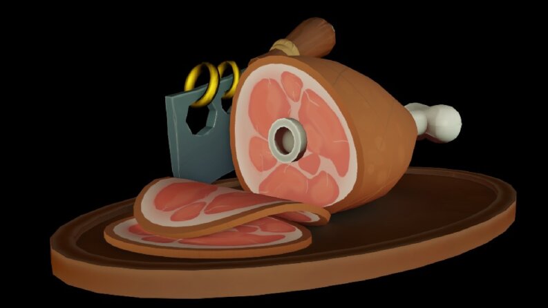 Hand paint Steak