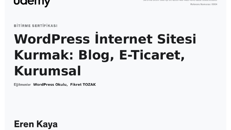 Wordpress Site Tasarımı