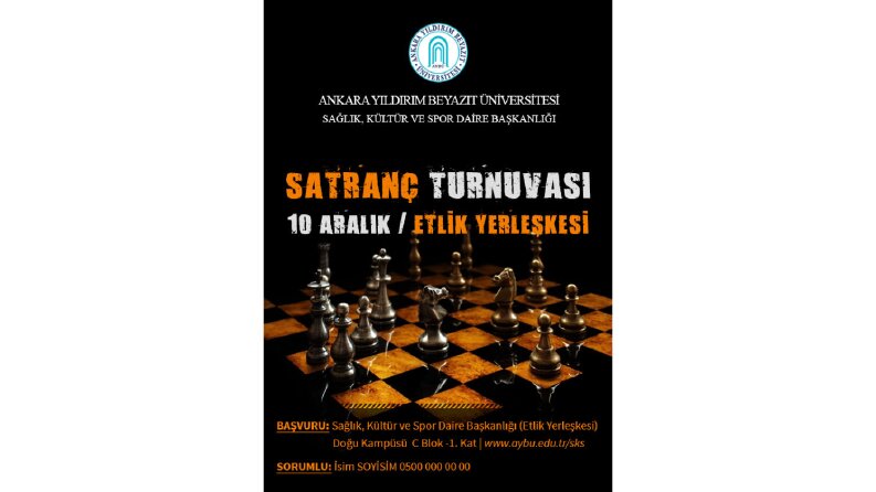 Üniversite Etkinlik Afiş Tasarımı