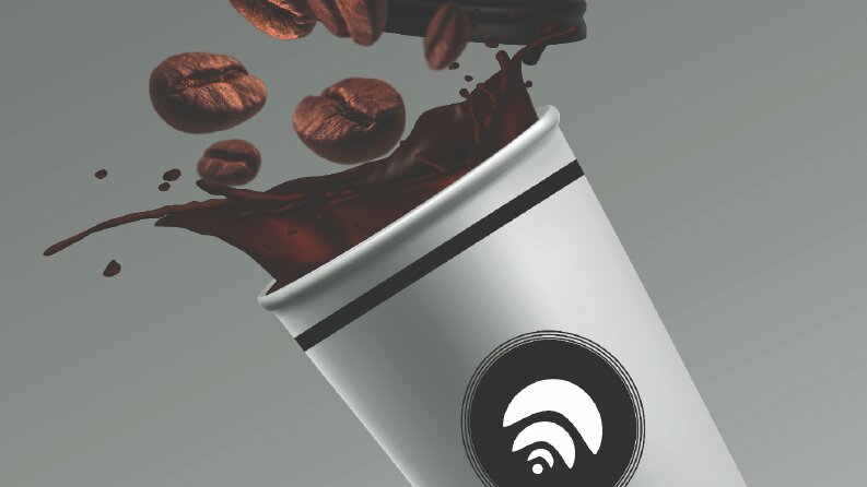 Kahve post mockup tasarımları-