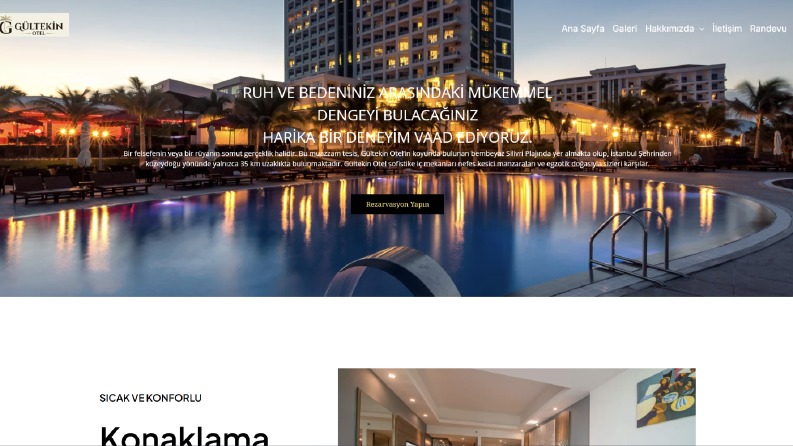 Örnek Web Site Çalışmalarım