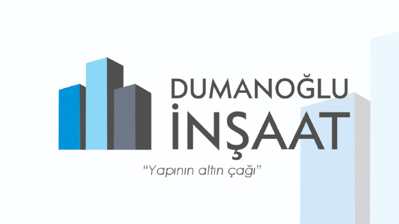 Dumanoğlu İnşaat Logo Tasarımı ve Mockup Çalışması