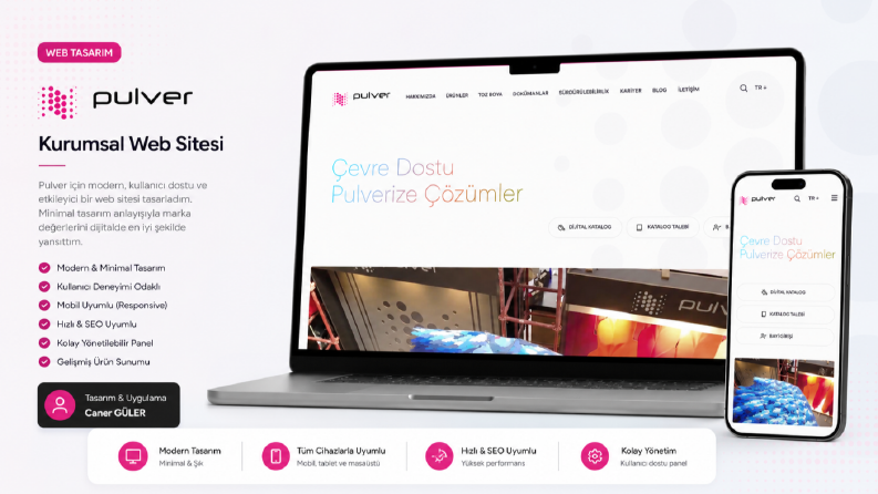 Pulver - Kurumsal Web Sitesi