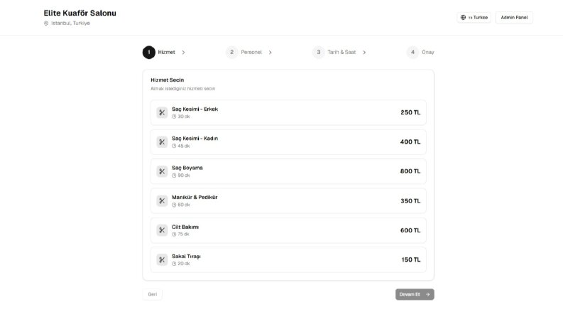 Modern Online Randevu Sistemi (Admin Panelli – Full Stack)