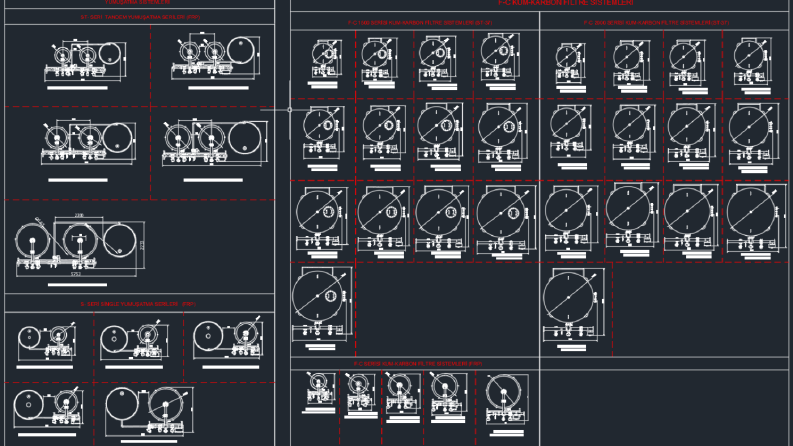 AutoCAD 2D Blok / Tefriş