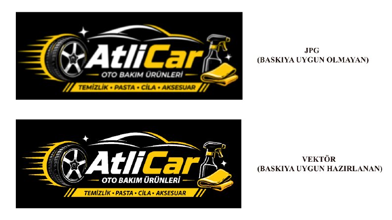 AtliCar için Vektör Hazırlanan Logo