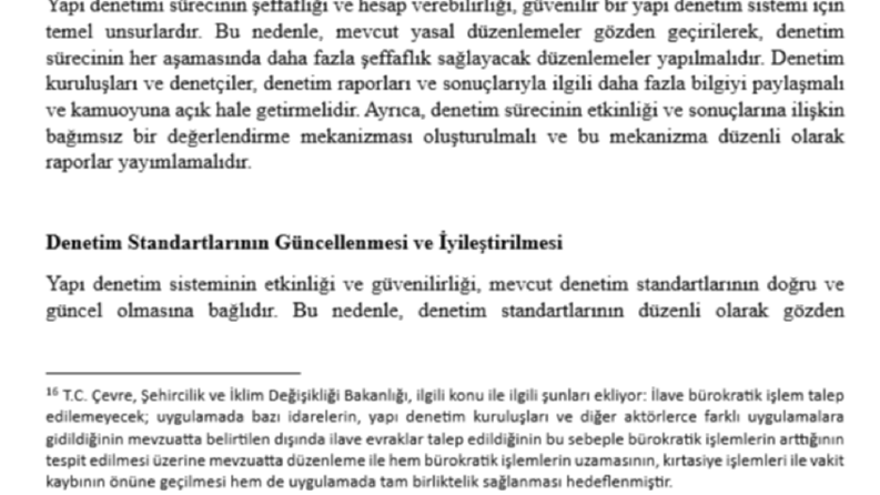 Makale-Türkiye'deki Yapı Denetim Sistemi ve Sorunları