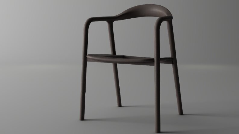 Sandalye Modelleme Ve Render