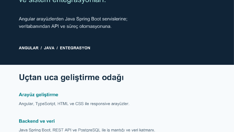 Full Stack Web ve API Entegrasyonu - Demo Konseptler