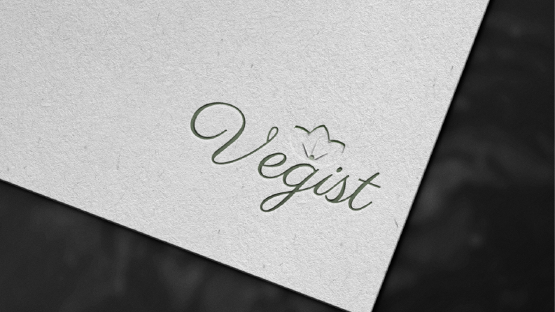 İstanbul'da Bir Vegan Restoran Logo Örneği