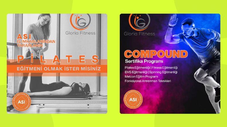 Gloria Fitness Academy İçin Post Çalışması