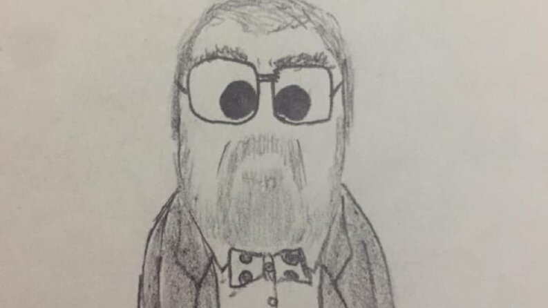 İş örneğim Celal Şengör Karikatür