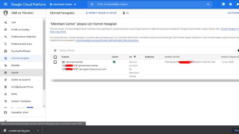 Google Merchants