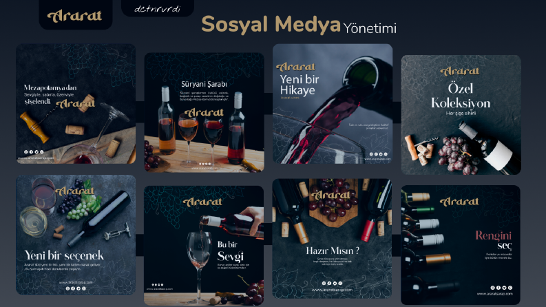 Ararat Şarapçılık Sosyal Medya Yönetimi