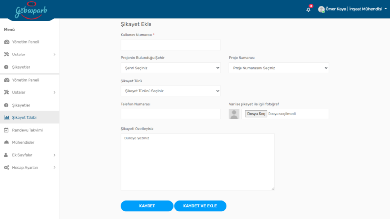 Admin Dashboard
